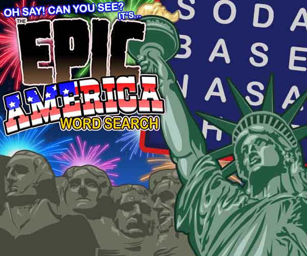 Epic America Word Search